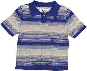 241 POLO THILO-Cobalt/Ecru/Grey