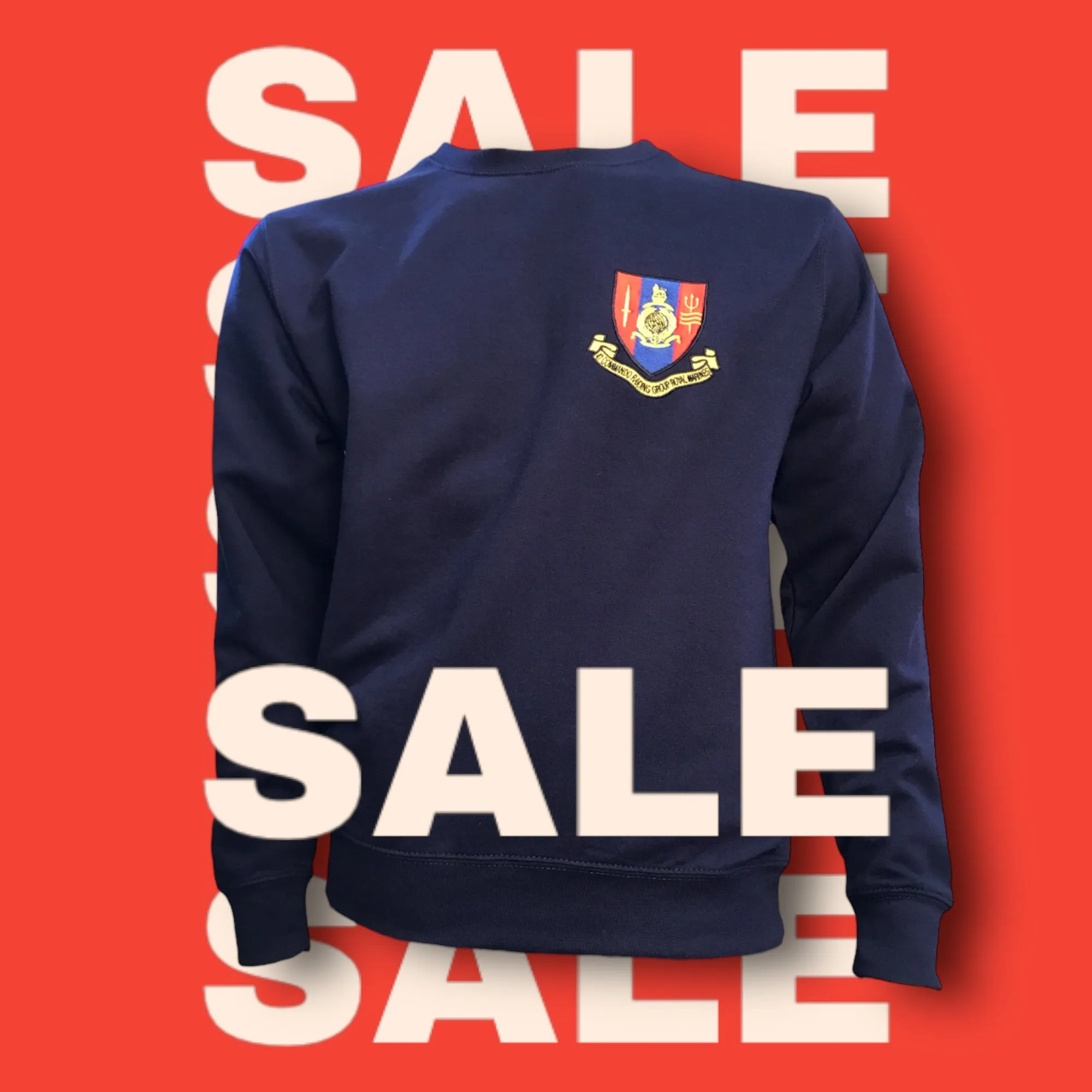 47 Commando Embroidered Sweatshirt - Navy