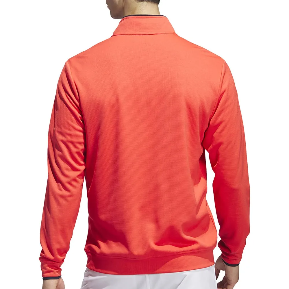 adidas Lightweight 1/4 Zip Pullover - Bright Red