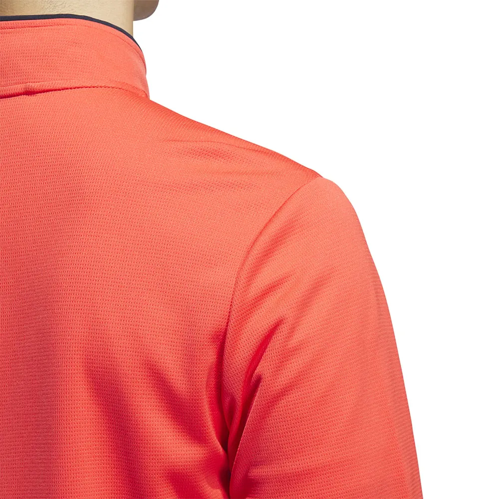 adidas Lightweight 1/4 Zip Pullover - Bright Red