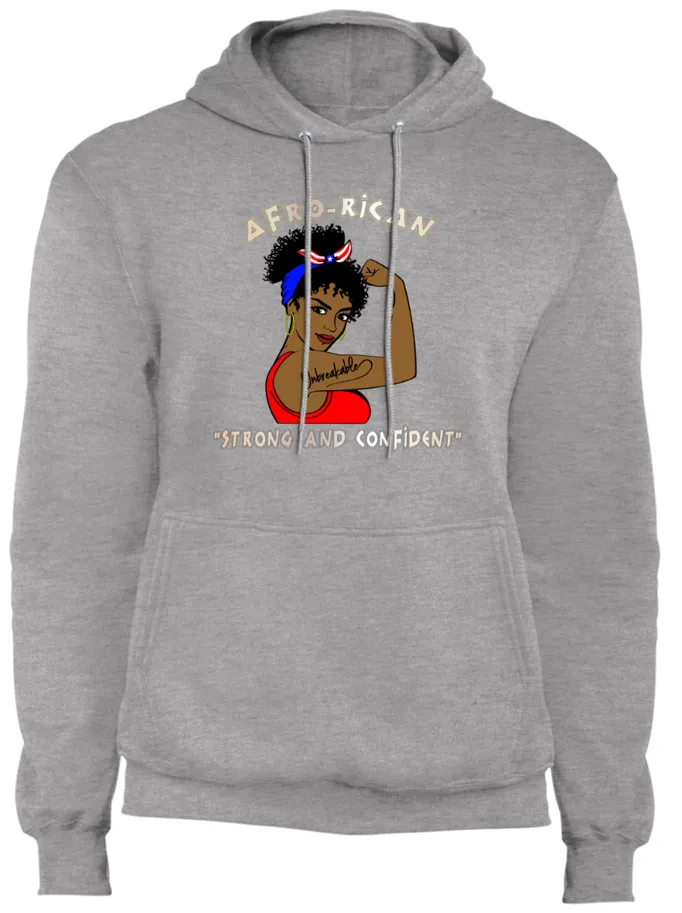 Afro-Rican Strong And Confident Hoodie