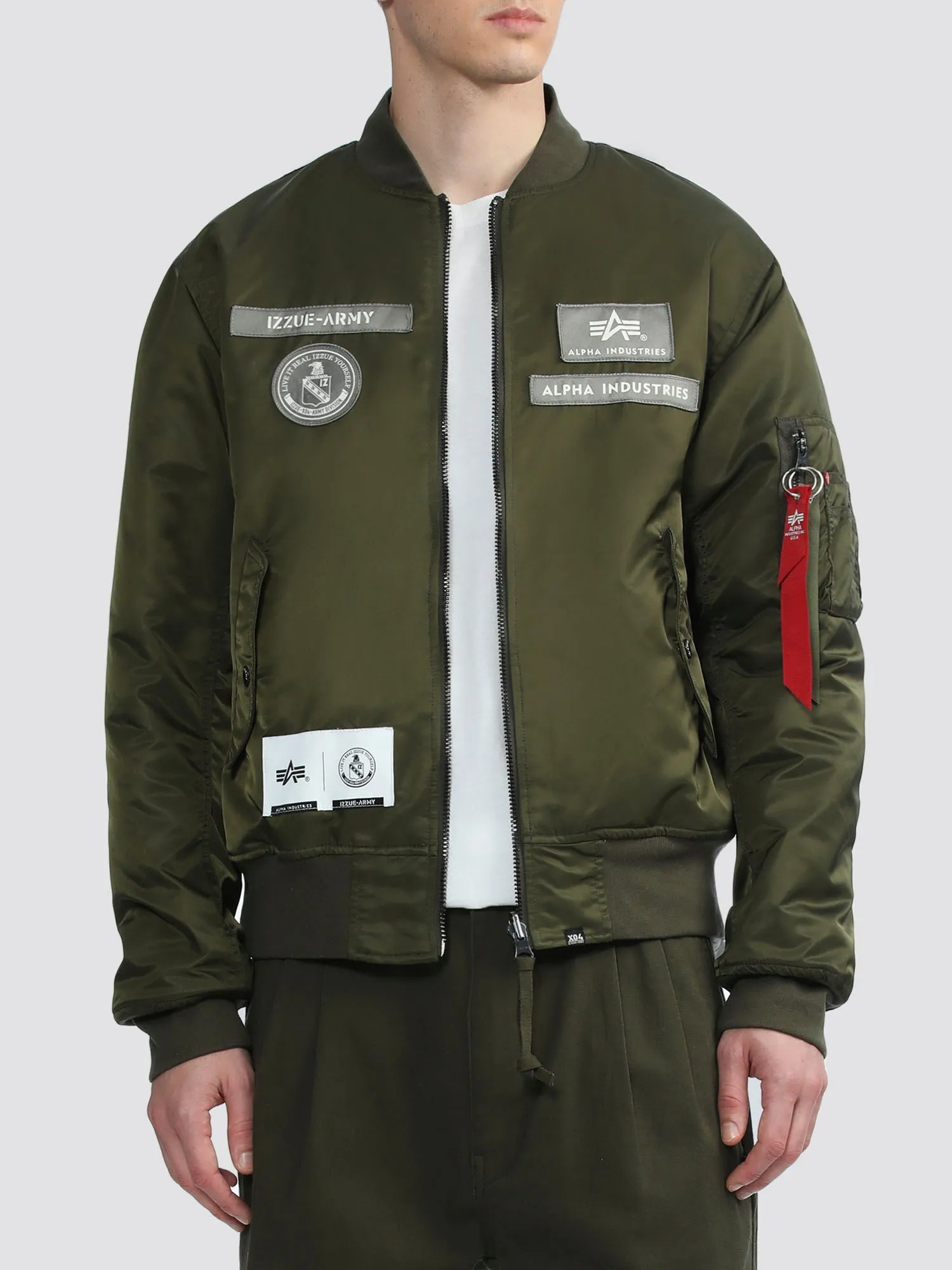 ALPHA X IZZUE MA-1 BOMBER JACKET