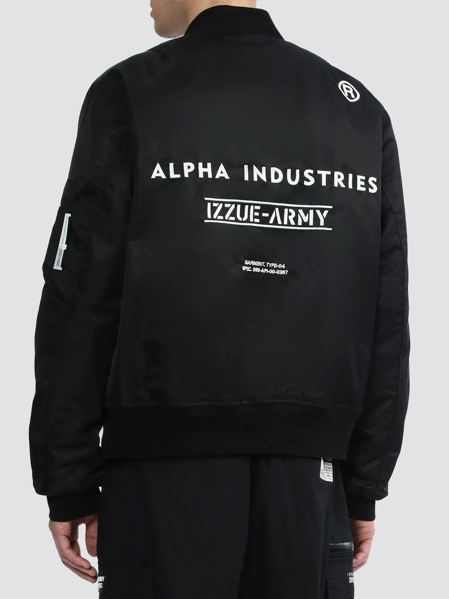 ALPHA X IZZUE MA-1 BOMBER JACKET