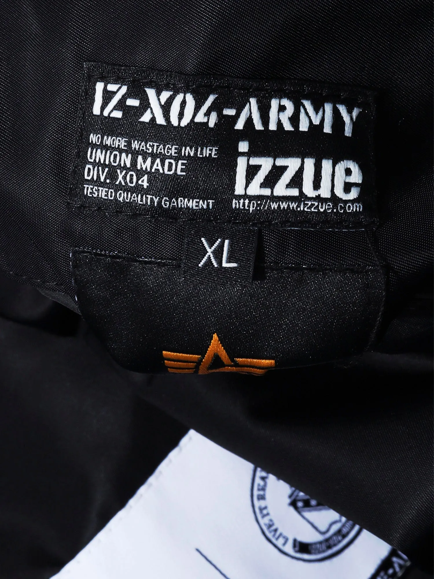 ALPHA X IZZUE MA-1 BOMBER JACKET