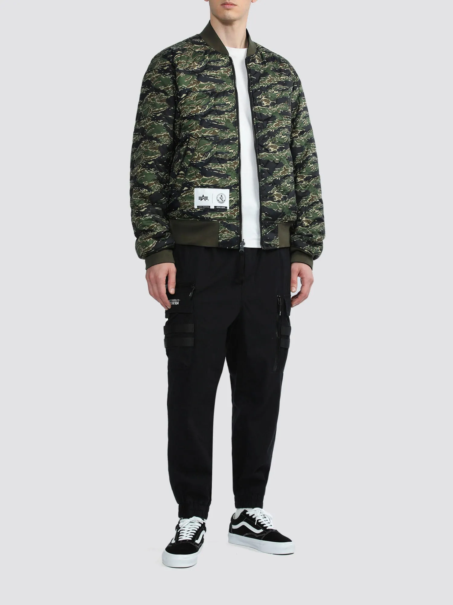 ALPHA X IZZUE MA-1 BOMBER JACKET