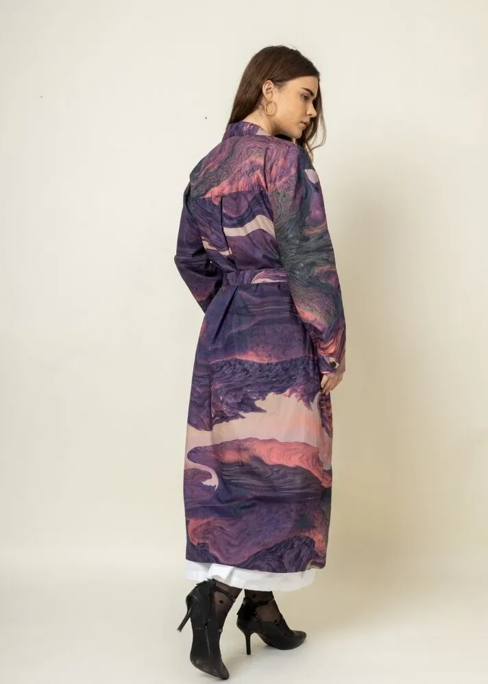 Amelia Printed Trench