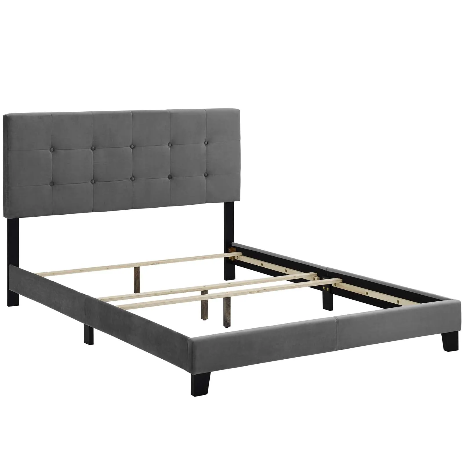 Amira Performance Velvet Bed