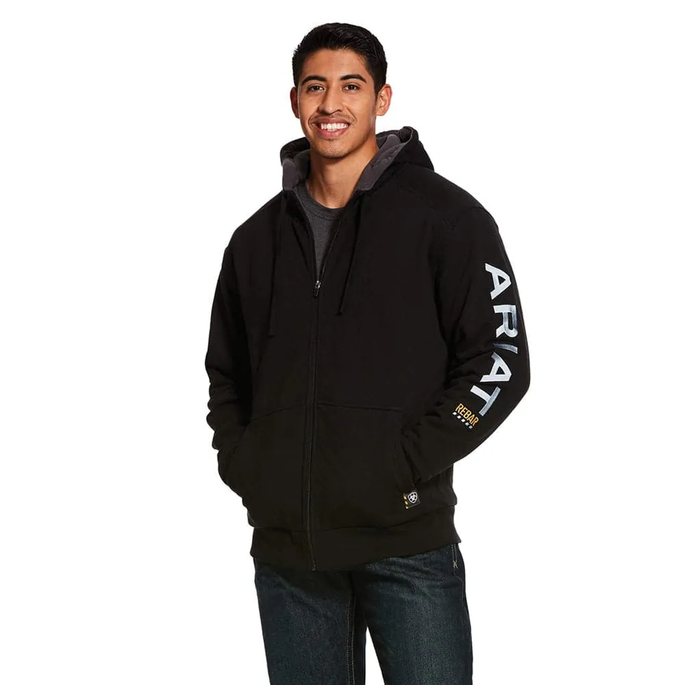 Ariat P17780 Rebar All-Weather Full Zip Work Hoodie Sweatshirt