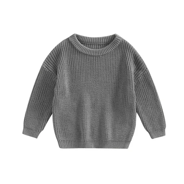 Baby Chunky Knit Sweater - 100% Cotton