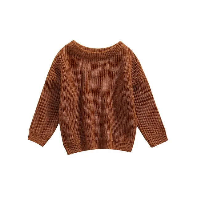 Baby Chunky Knit Sweater - 100% Cotton