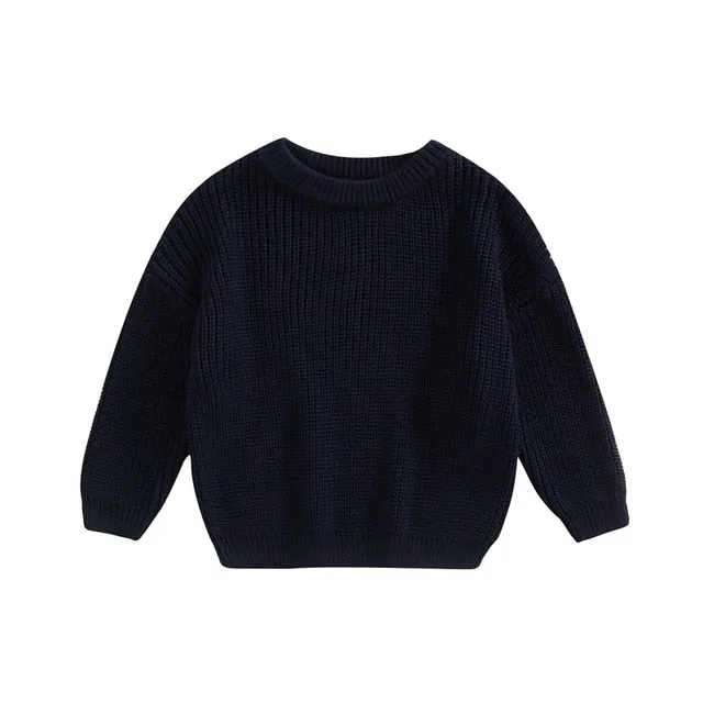 Baby Chunky Knit Sweater - 100% Cotton