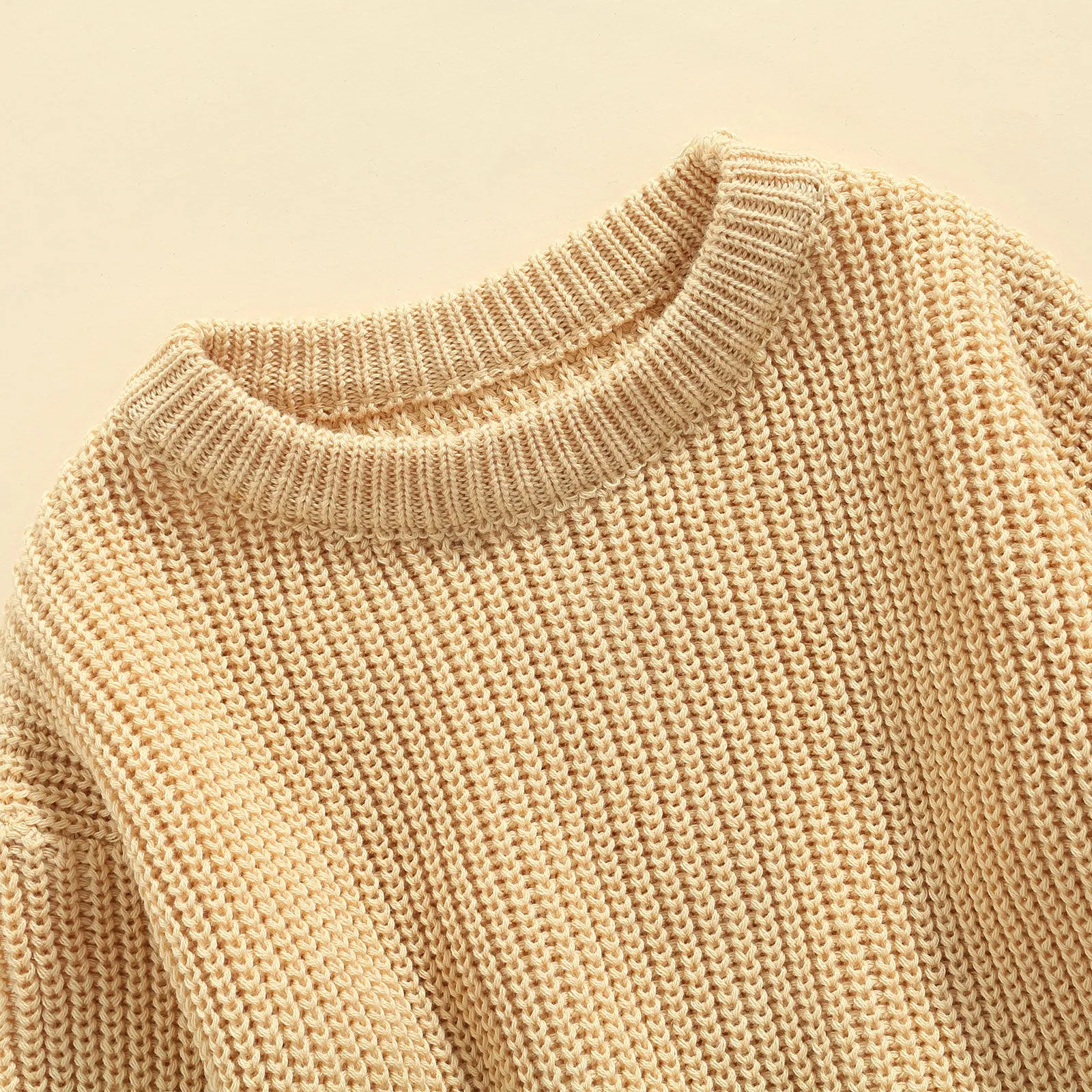 Baby Chunky Knit Sweater - 100% Cotton