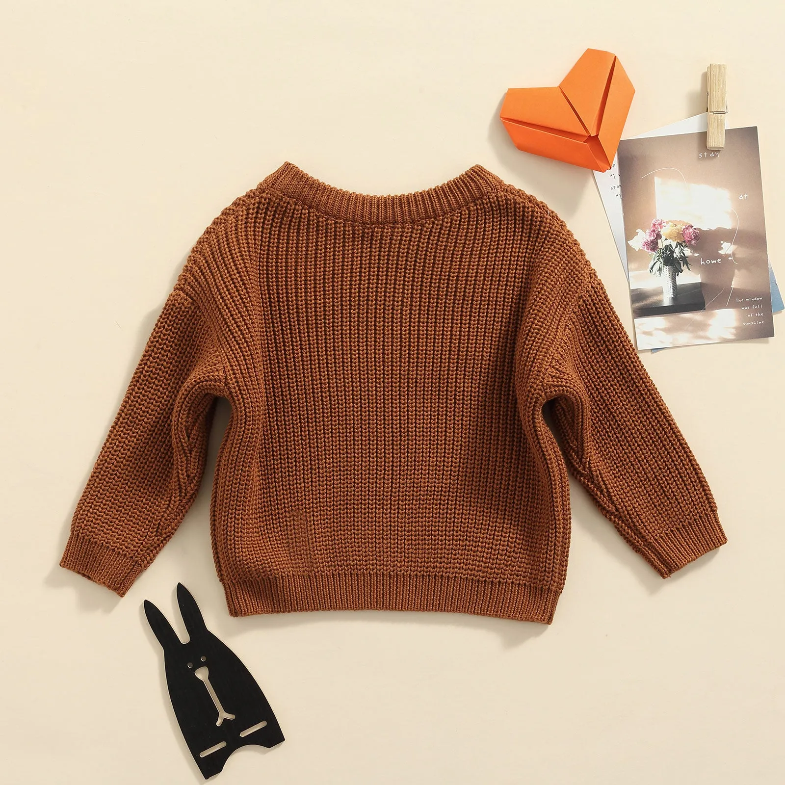 Baby Chunky Knit Sweater - 100% Cotton