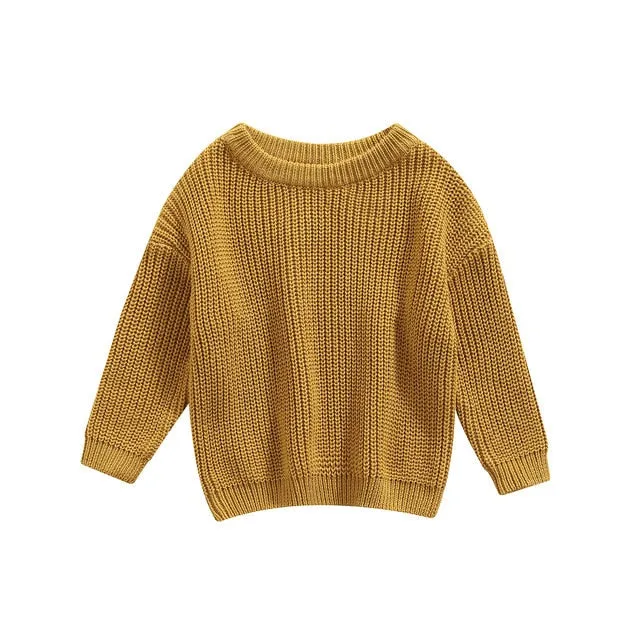 Baby Chunky Knit Sweater - 100% Cotton