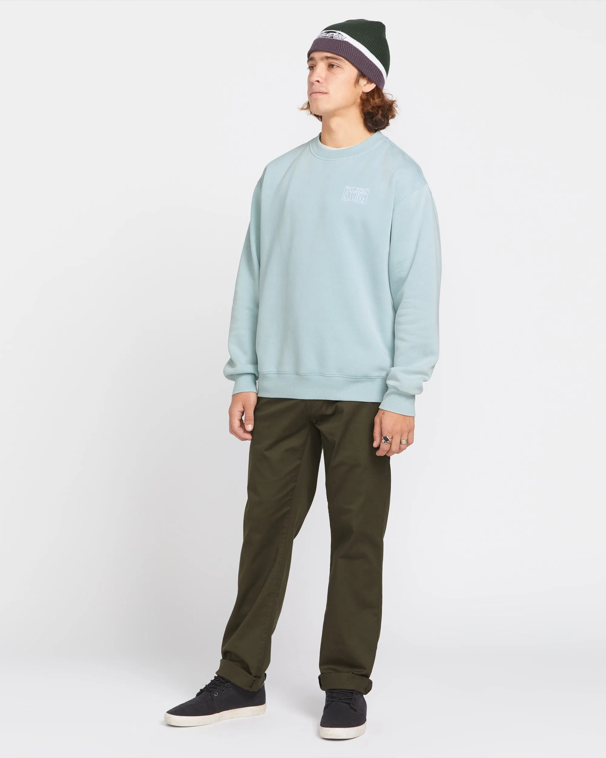 Backwash Crew Sweatshirt - Road Sky