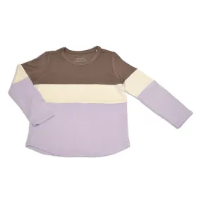 Bamboo Long Sleeve Color Block T-shirt (Antler/Feather/Fairy)