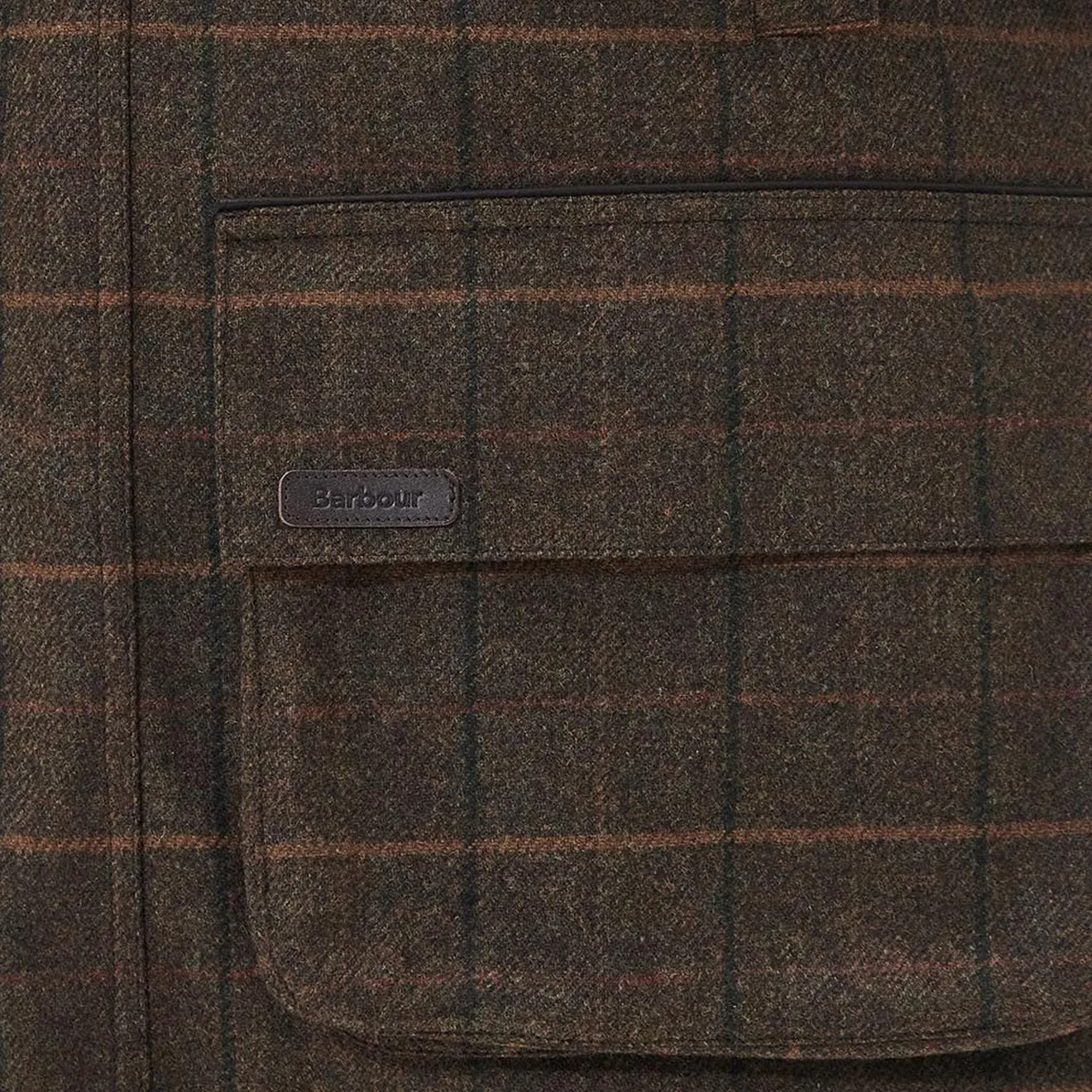 Barbour Wool Beaconsfield Jacket Burnhill Brown Check