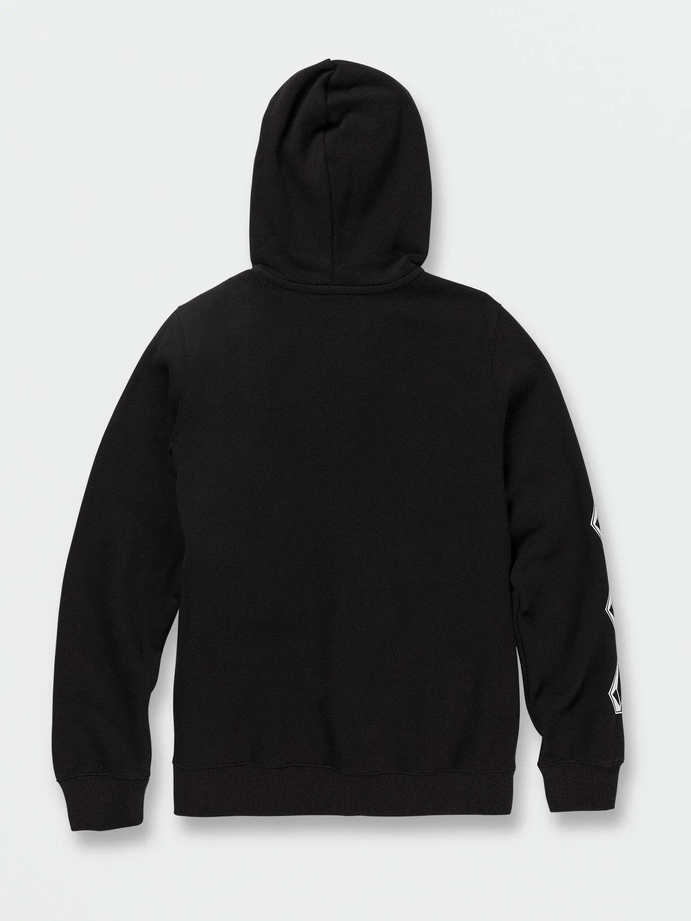 Big Boys Iconic Stone Zip Hoodie - Black