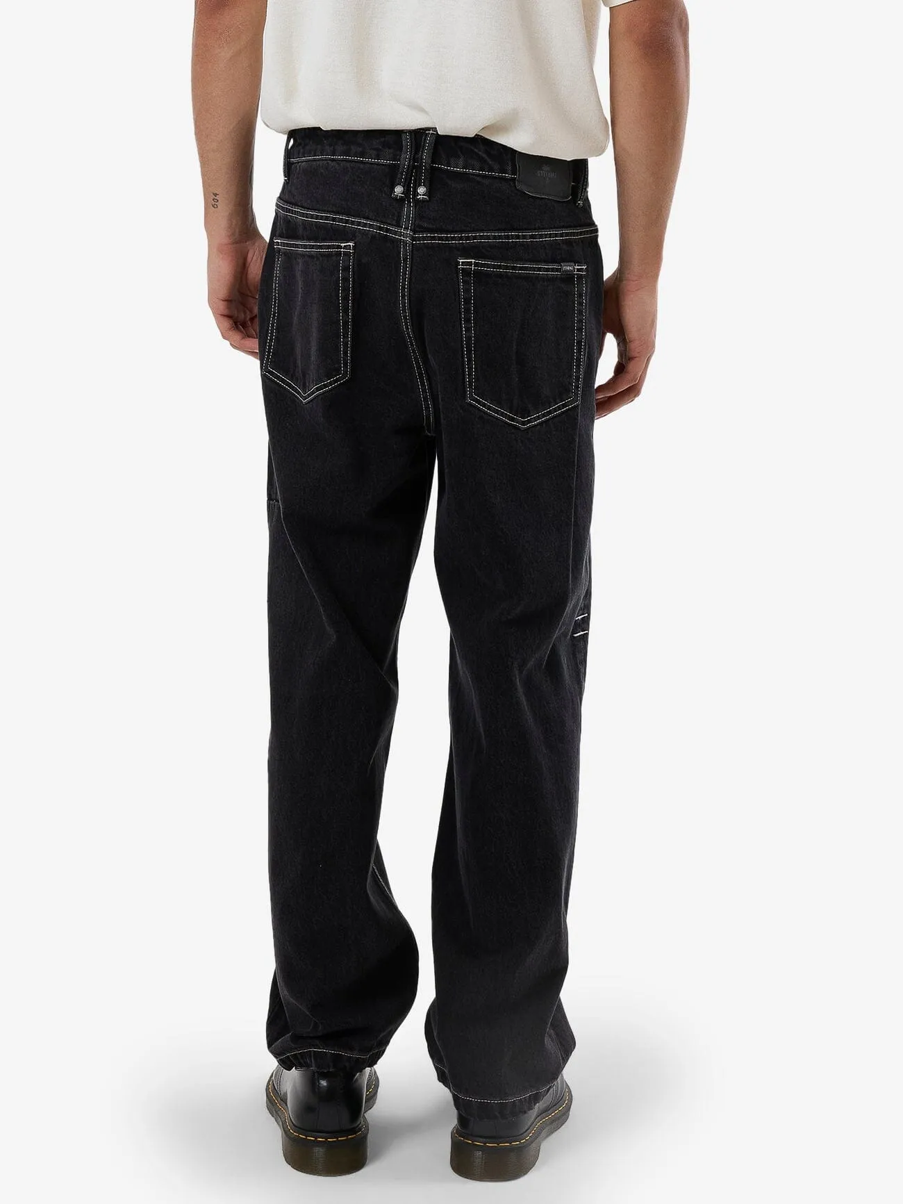 Big Slacker Denim Jean - Aged Black