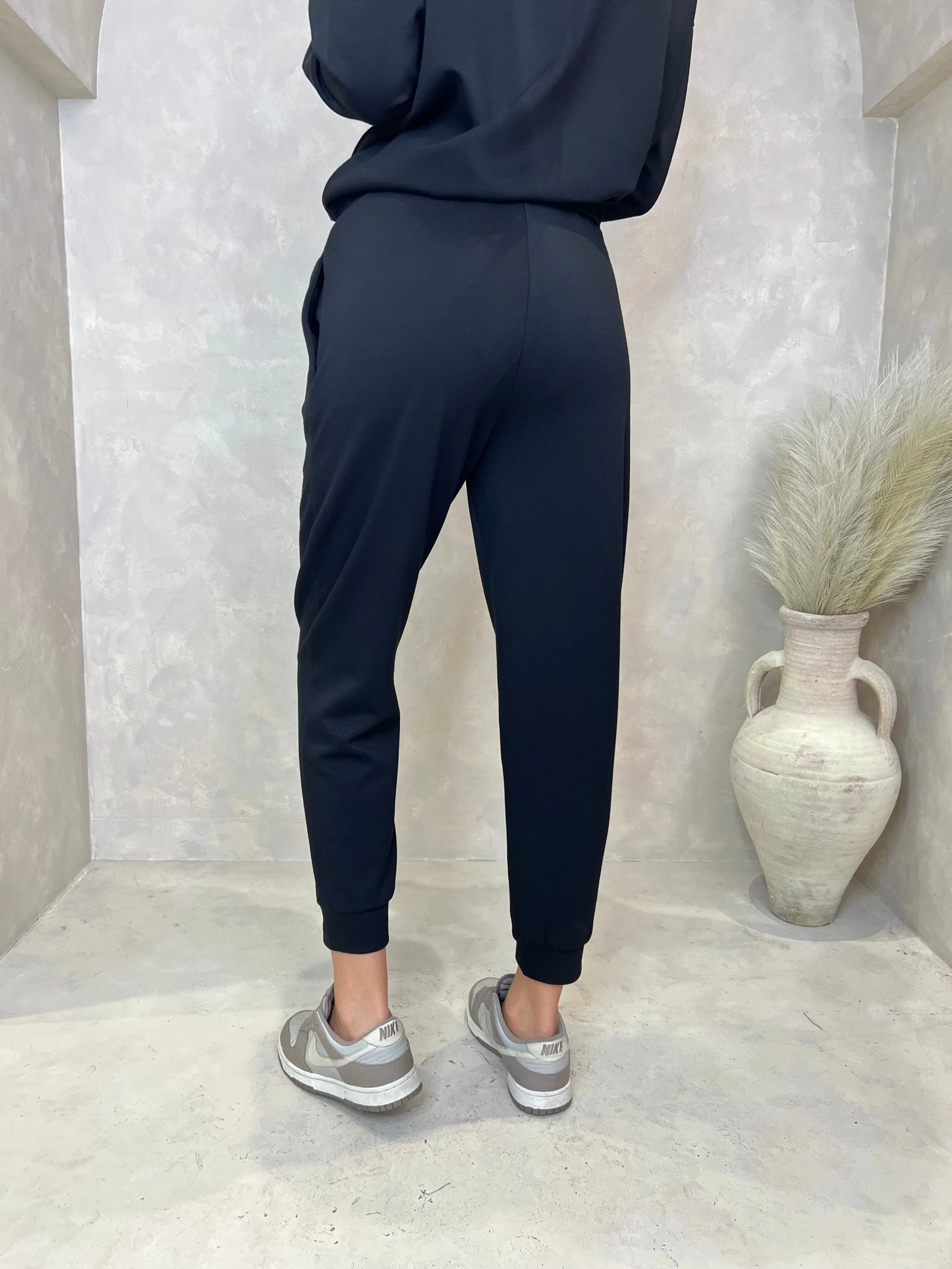 Black Drawstring Jogging Bottoms