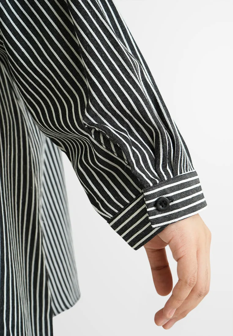 Blanca Stripes Button Long Sleeve Shirt