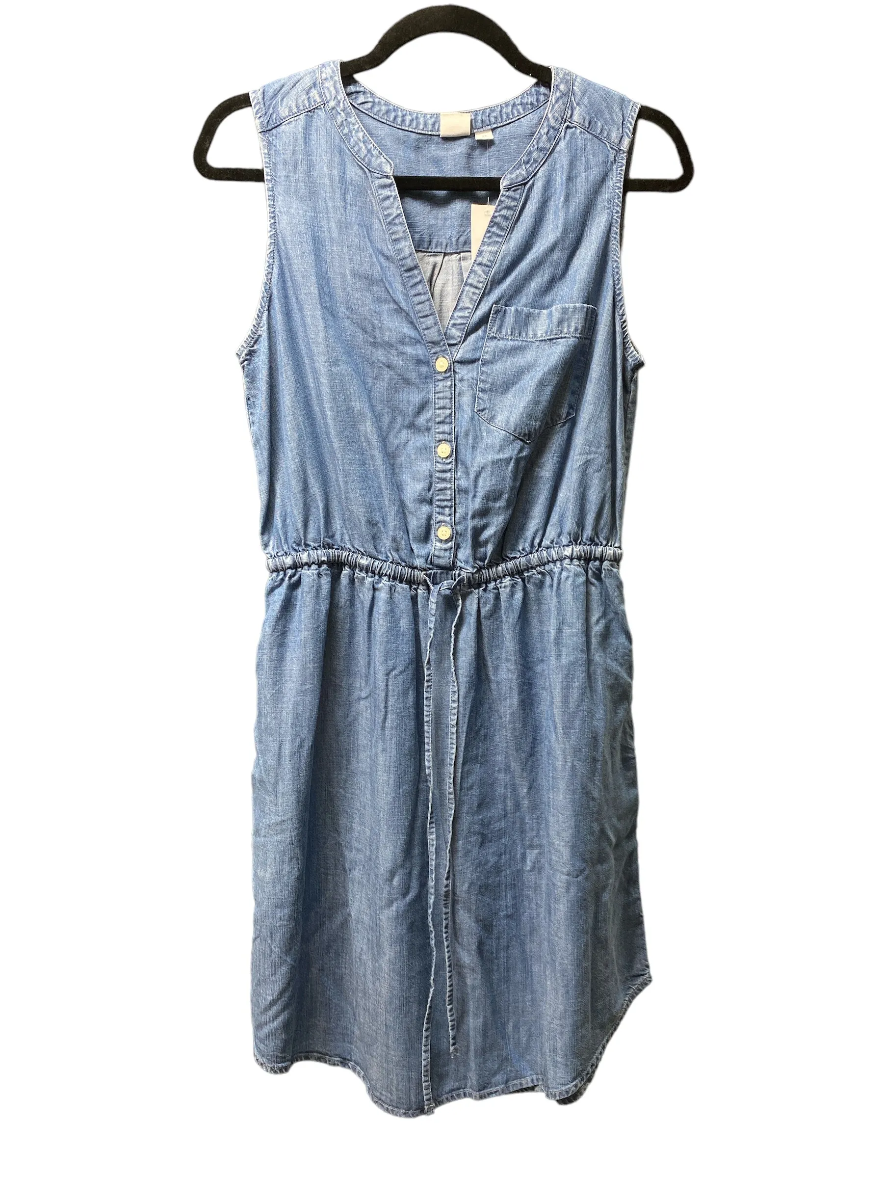 Blue Denim Dress Casual Short Gap, Size Xs