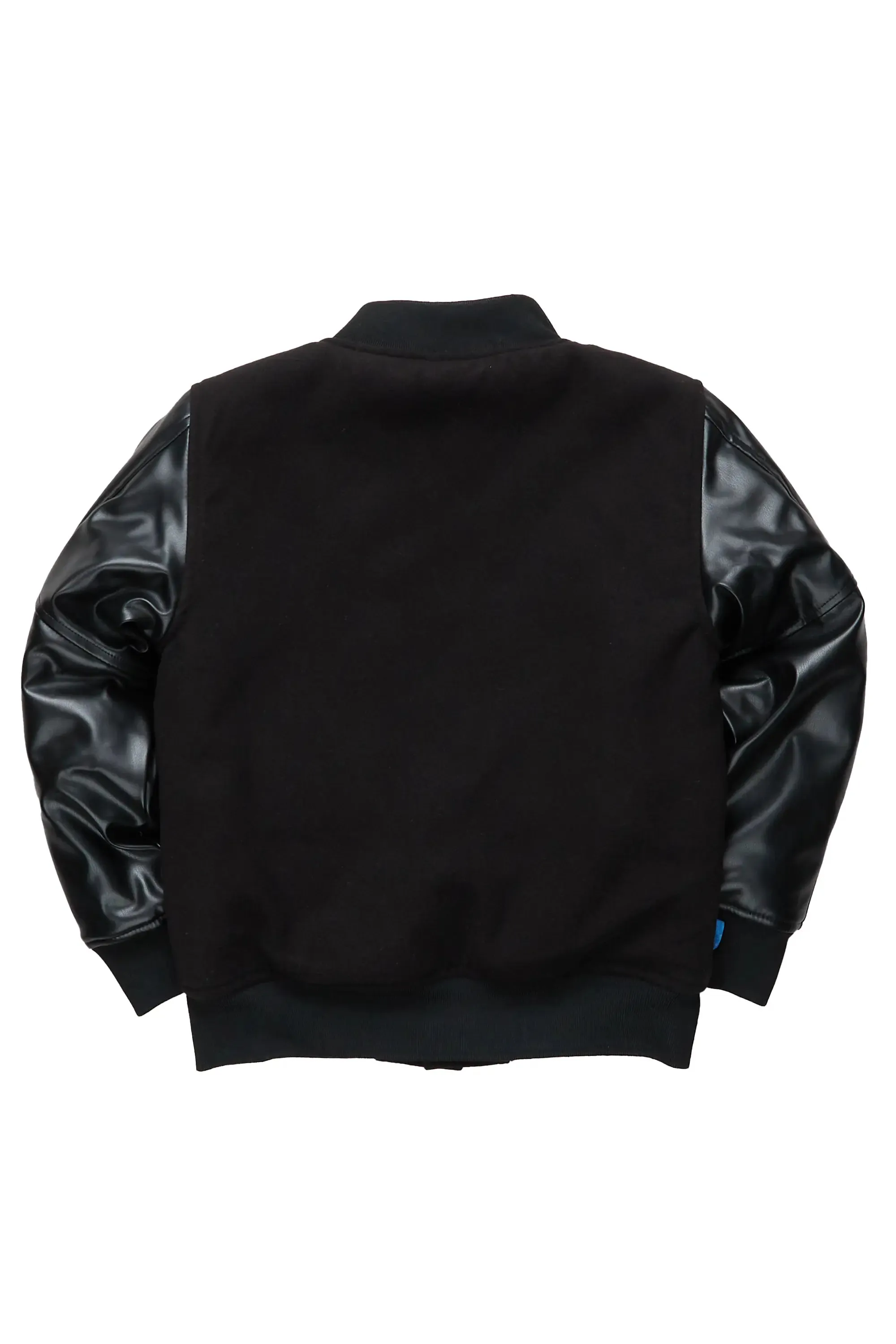 Boys Leaner Black Bomber Jacket