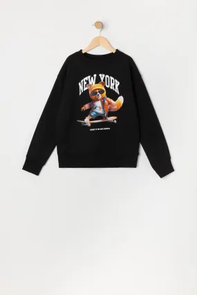 Boys New York Fleece Sweatshirt