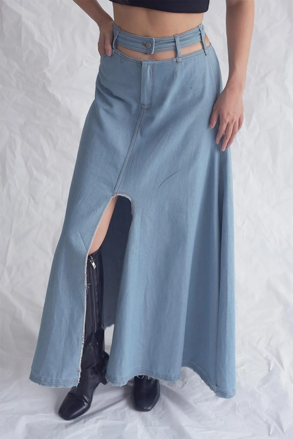 Briony Slit Maxi Skirt