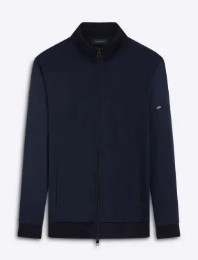 Bugatchi Sweater Full Zip, Navy