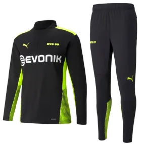 BVB Borussia Dortmund black training technical tracksuit 2021/22 - Puma