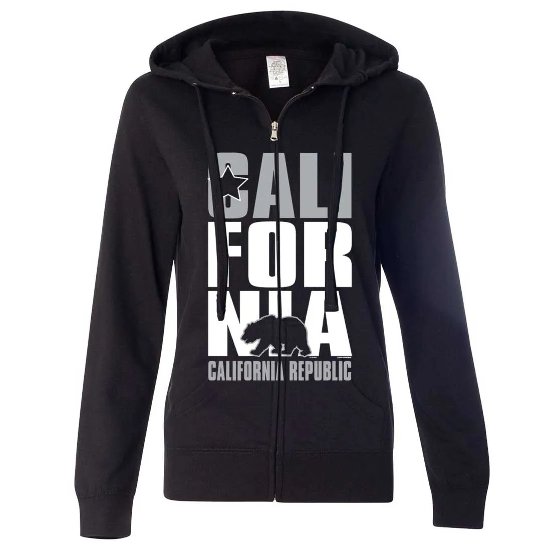 California Republic Oakland Raiders Ladies Zip-Up Hoodie