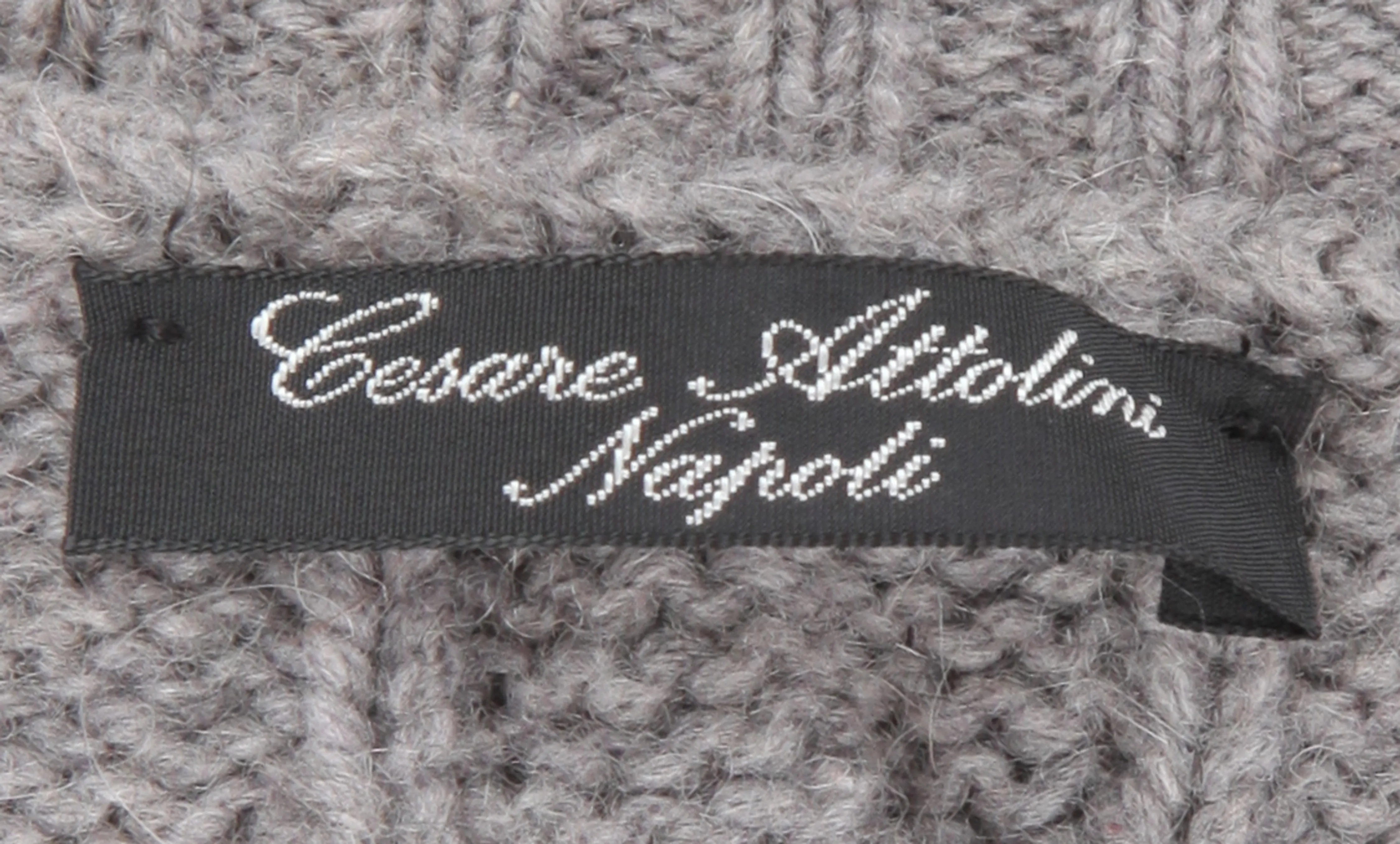 Cesare Attolini Gray Crewneck Sweater