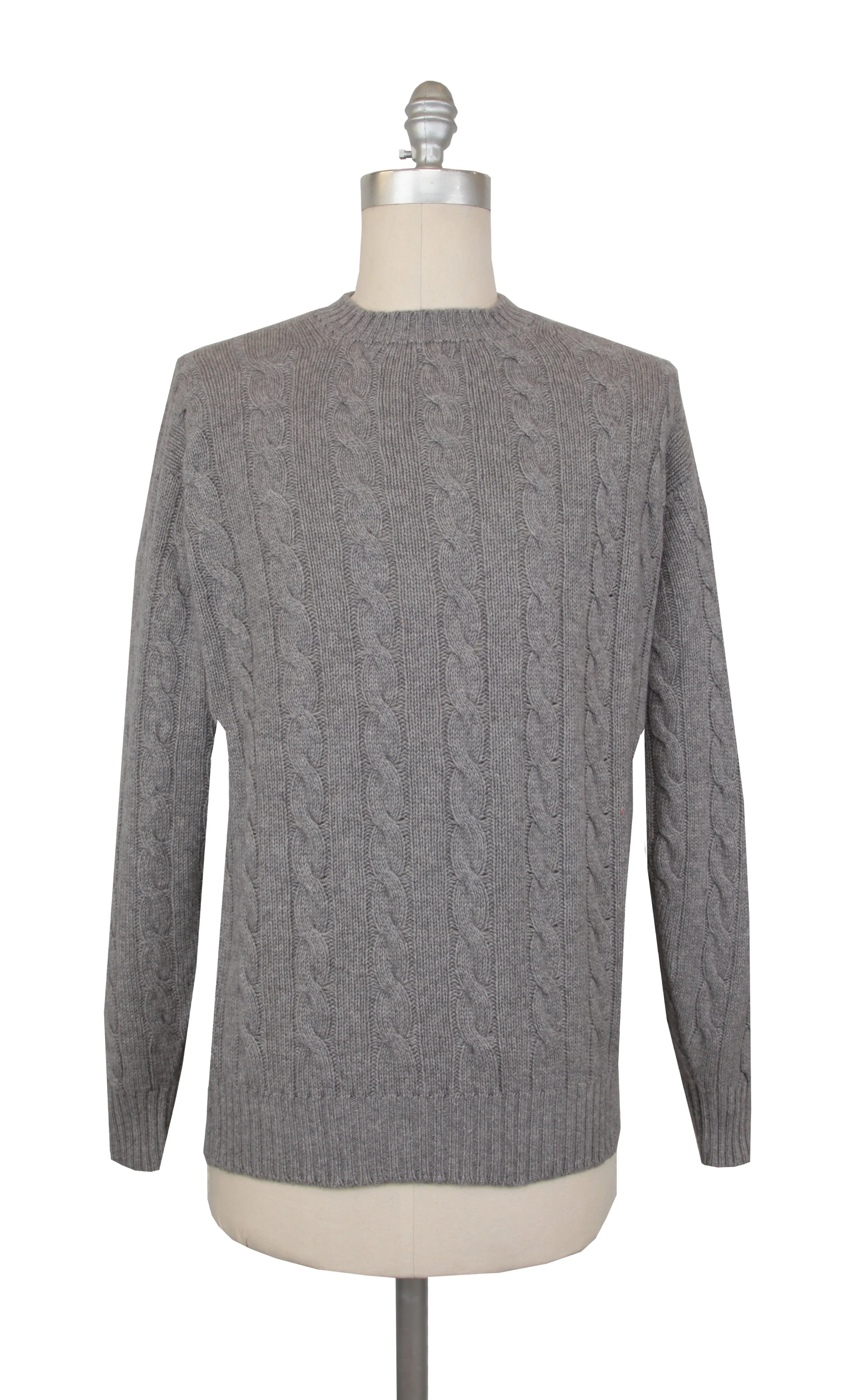 Cesare Attolini Gray Crewneck Sweater