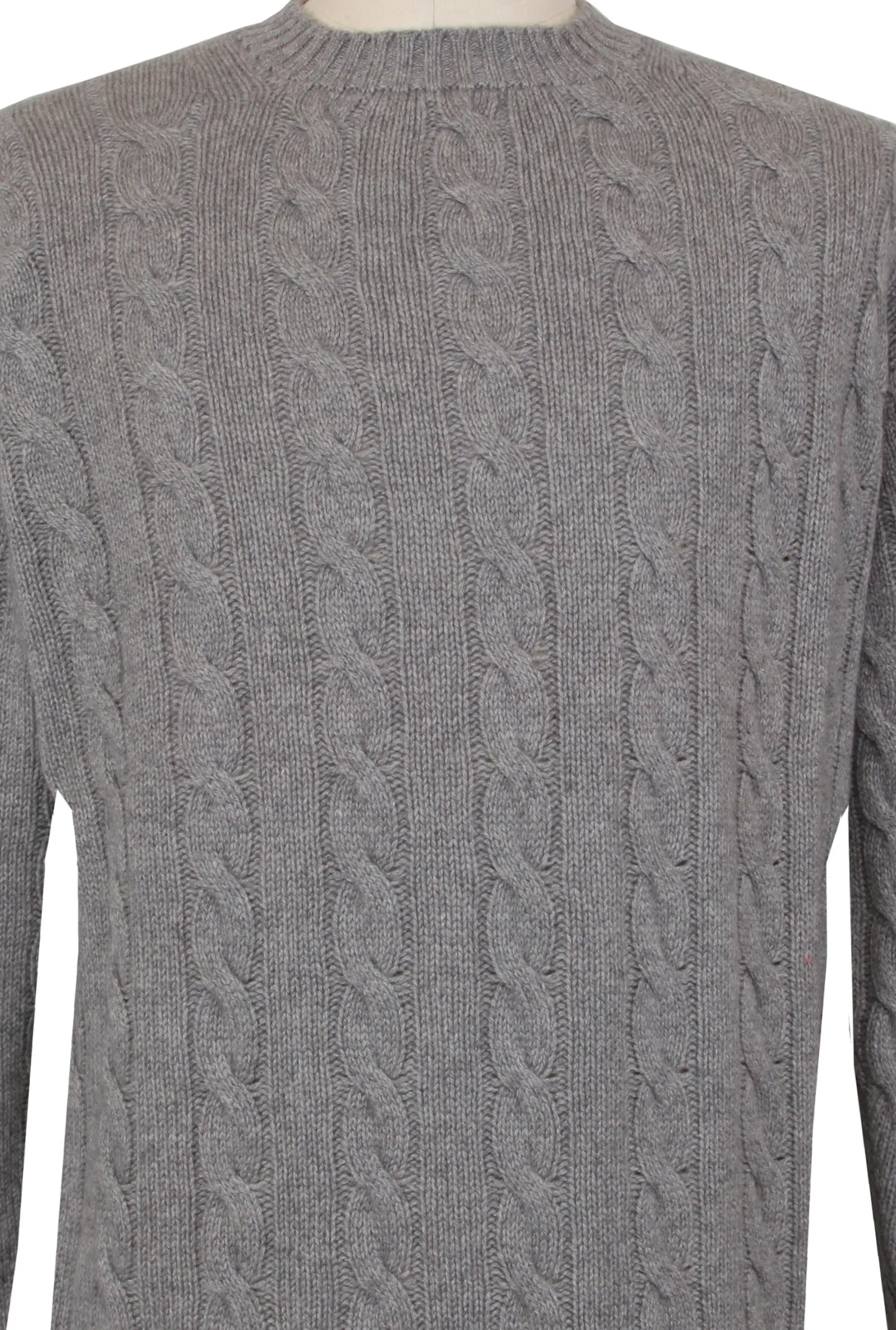 Cesare Attolini Gray Crewneck Sweater