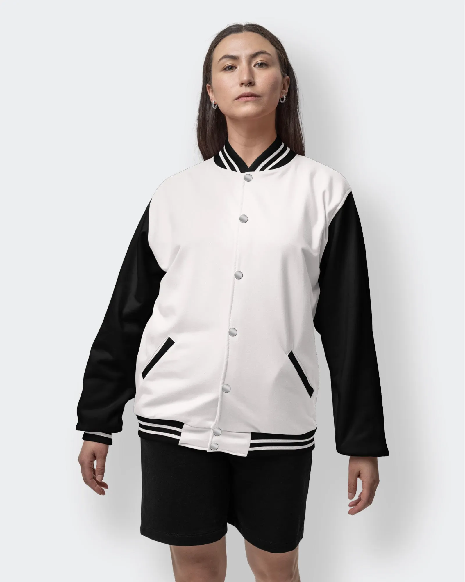 Champion Varsity Jacket: Panda Chic