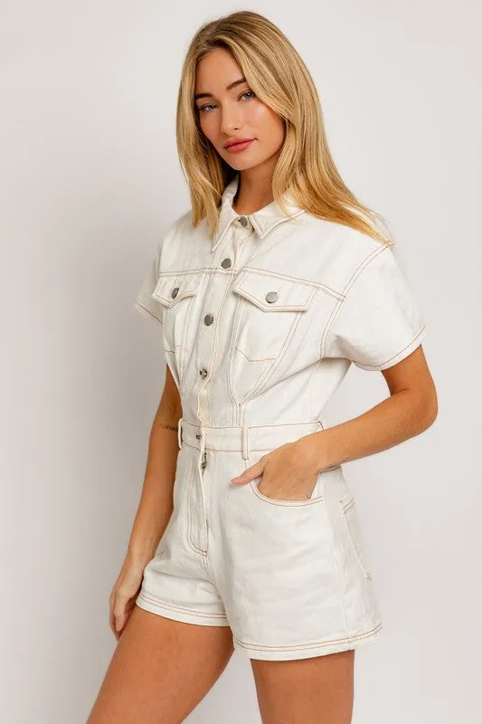 Chloe Denim Romper