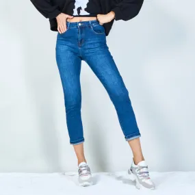 Classic cuffed ankle jeans wholesale