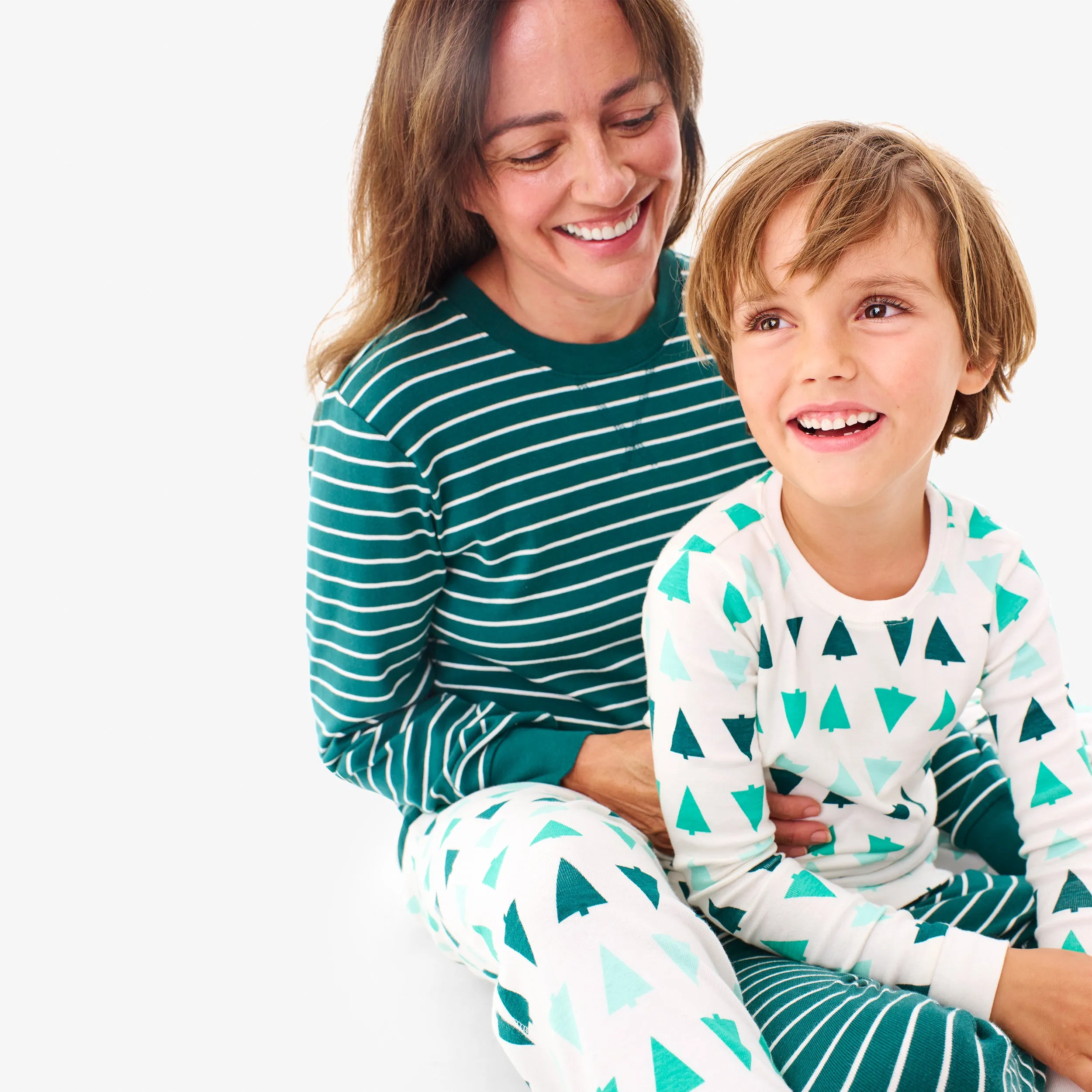 Clearance fit 2 grown-ups organic pj pant in candy trees