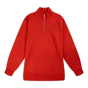 Core Logo Embroidered Half-Zip Sweatshirt