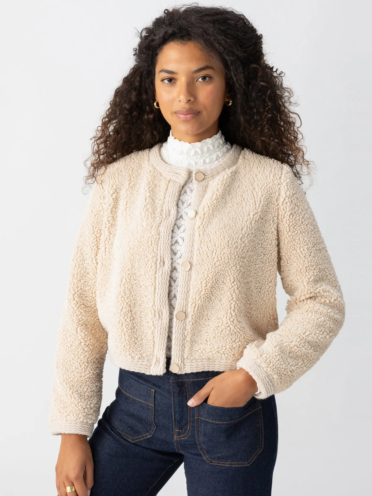 Cozy Cardigan Toasted Almond