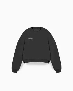 CROPPED SWEATER - NOIR