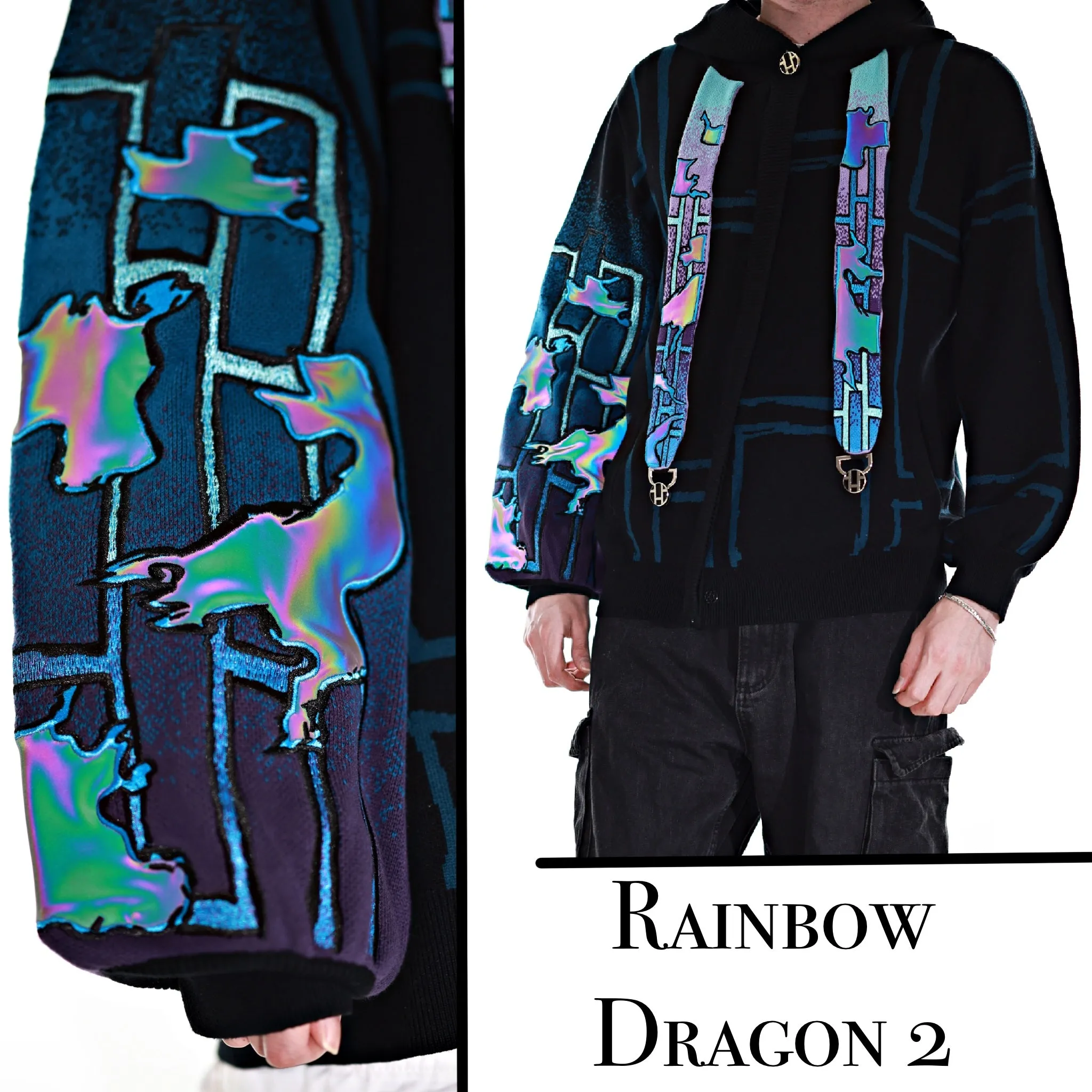 Preorder Enhanced Version of Cursed Dragon Zipper Hoodie for Enhanced Performance