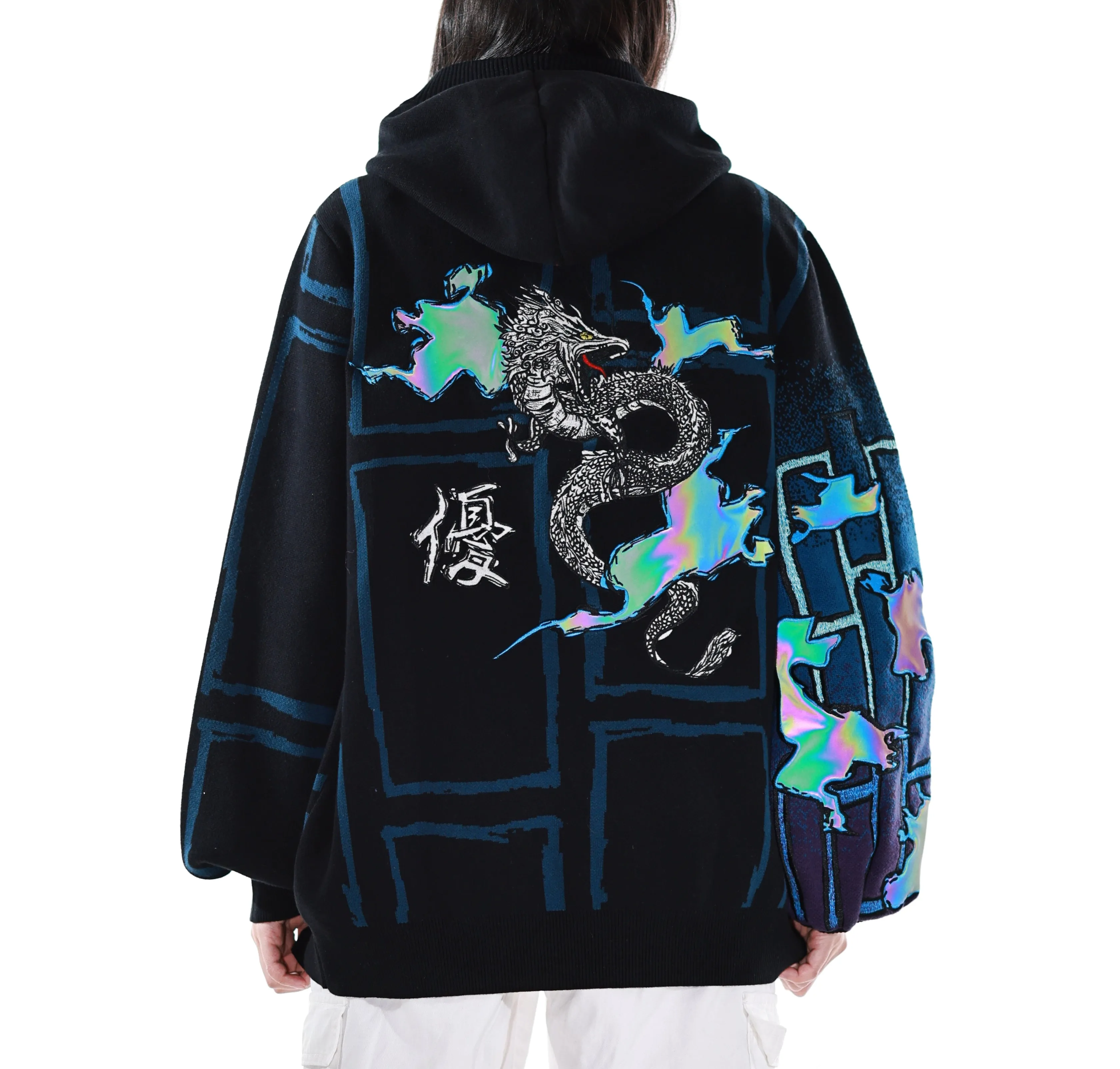 Preorder Enhanced Version of Cursed Dragon Zipper Hoodie for Enhanced Performance