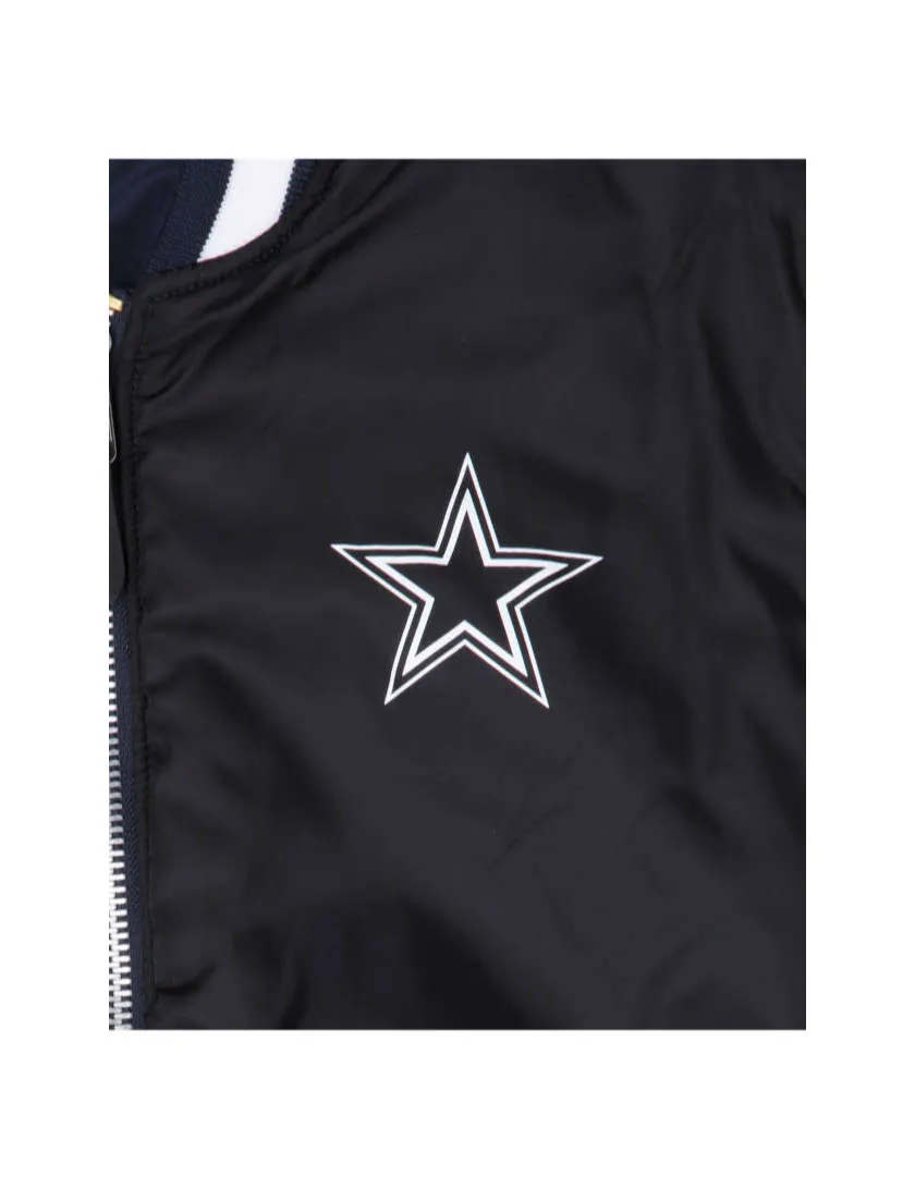 DALLAS COWBOYS X ALPHA X NEW ERA MA-1 BOMBER JACKET