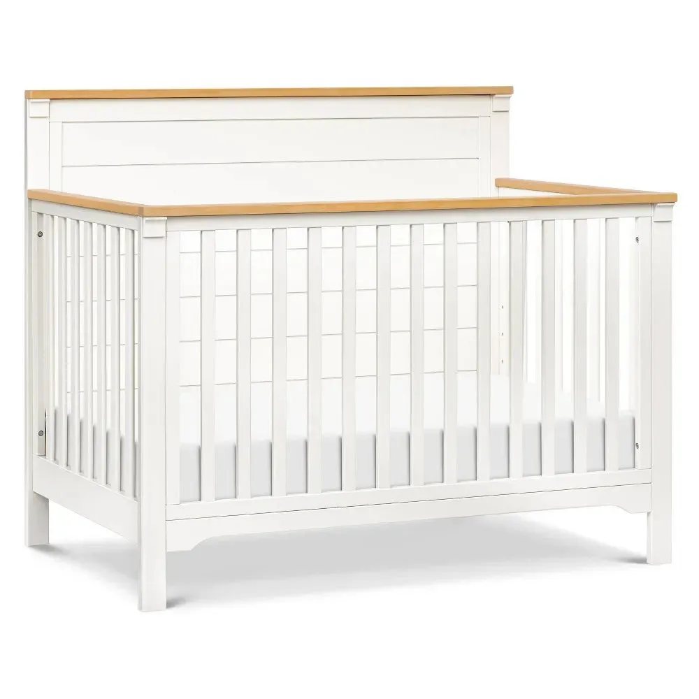 DaVinci Shea 4-in-1 Convertible Crib - Warm White and Honey (See Description)