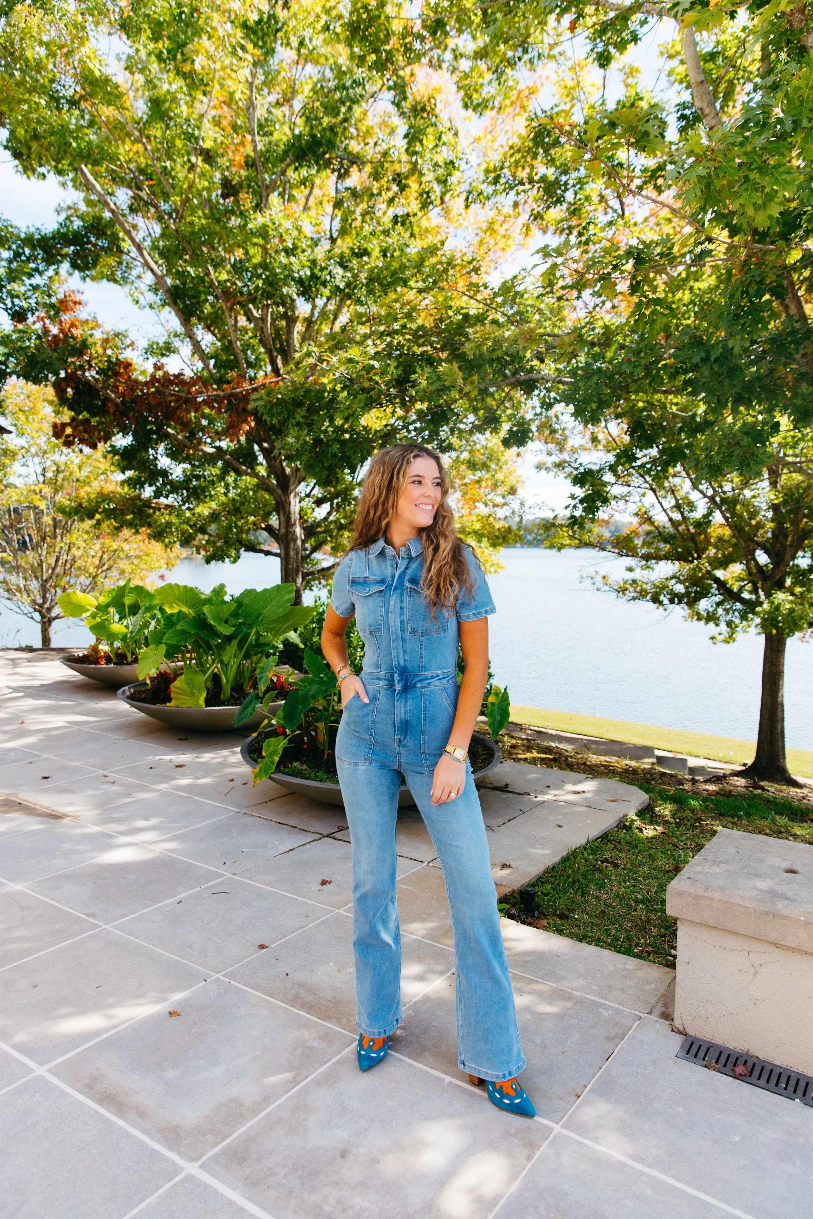 Debut Denim Jumpsuit - Medium Denim