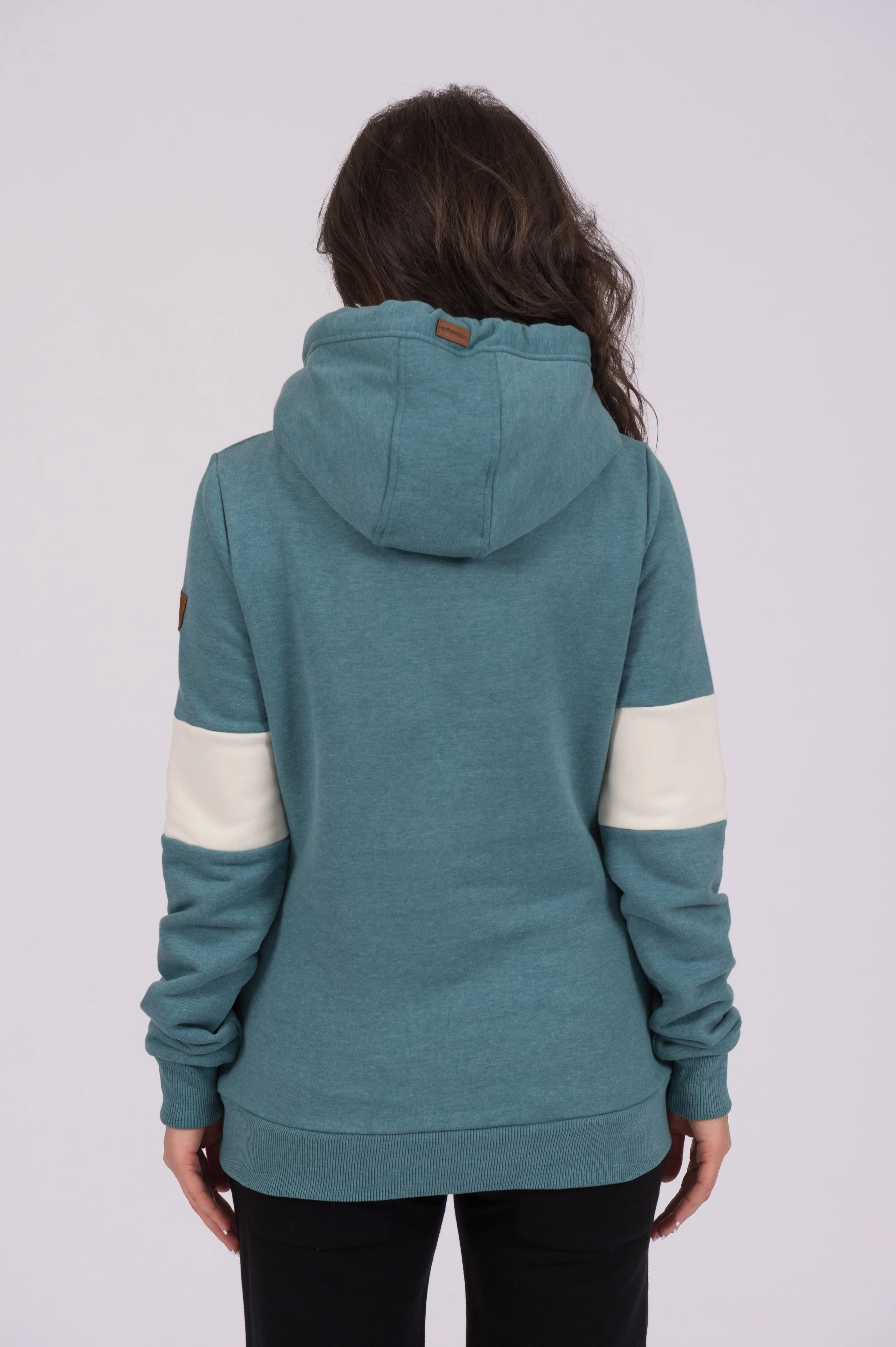 Delia Stormy Teal Hoodie