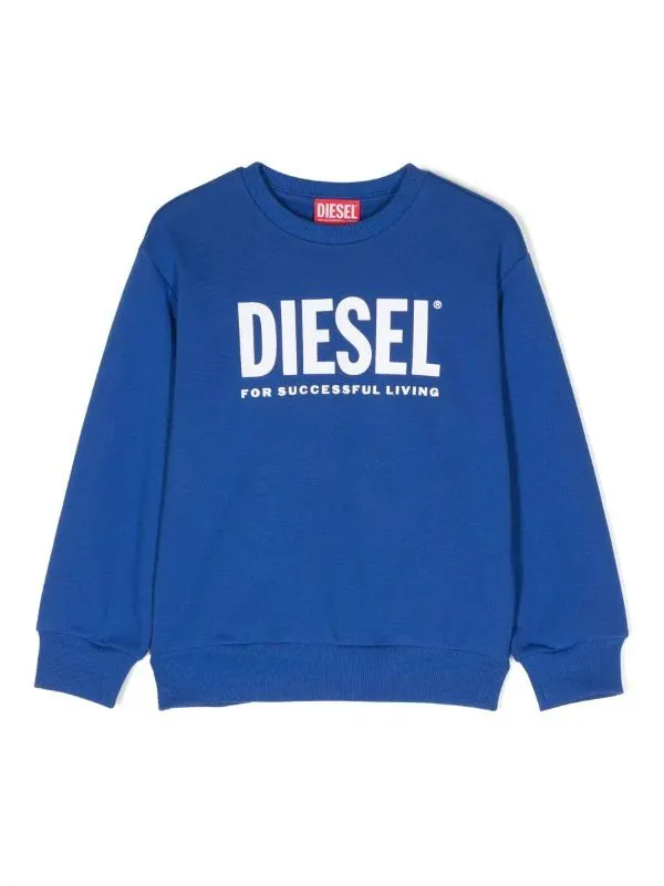 Diesel Sweater Logo Blue