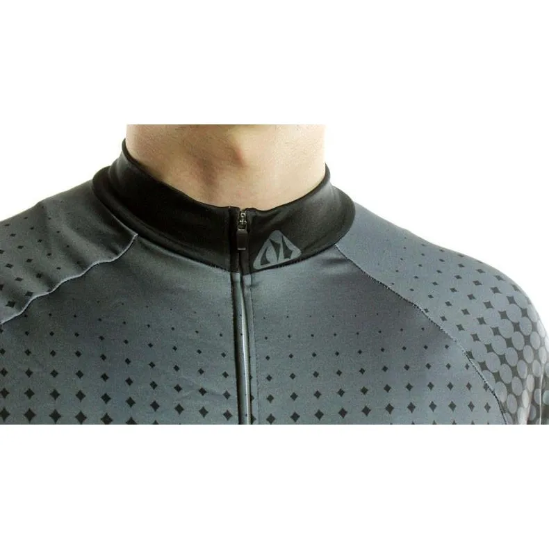 Dots Gradient Long Sleeve Jersey Charcoal